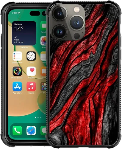 Vista 13 de CARLOCA Funda compatible con iPhone 15 Pro Max, diseño de gato negro de Mumbai Clivia, ultra protección, a prueba de golpes, de silicona suave, TPU