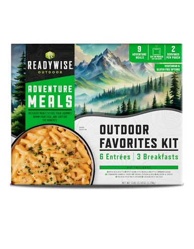 Readywise Kit de alimentos de supervivencia liofilizados, multicolor, 18 porciones de suministro de alimentos de emergencia para almacenamiento de