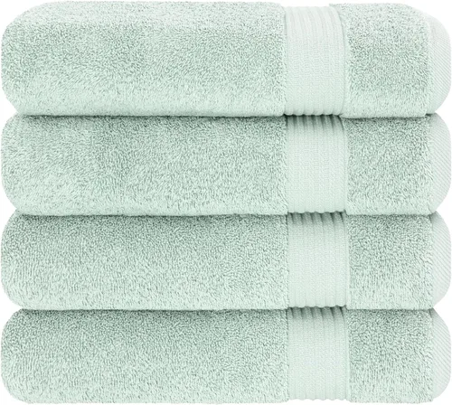 Vista 88 de Cotton Paradise 100% Cotton Turkish Washcloth Set for Bathroom, 4 Piece Soft Absorbent Small Hand Face Towels Wash Rags, Lilac