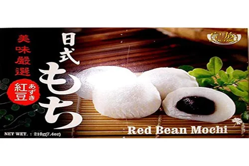 Mochi de frijol rojo (mochi de frijol rojo estilo japonés) - 7.4 onzas (paquete de 1)