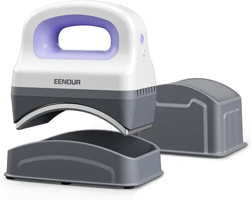Vista 9 de EENOUR - Máquina de prensado térmico para gorras, mini prensa de calor para gorras con 3 niveles de calefacción y apagado automático, prensa fácil
