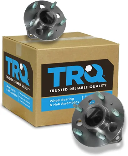 Vista 128 de TRQ Juego de 2 rodamientos de rueda delantera y conjunto de cubo compatible con Tesla 3 2020 Y 2018-2019