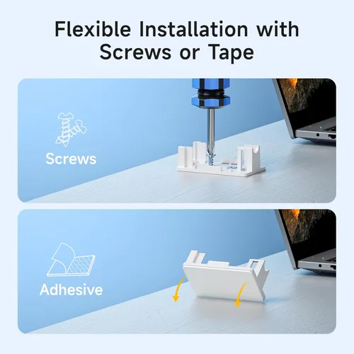 Vista 5 de Cable Matters Caja de montaje en superficie con conector Keystone de 1 puerto con certificación UL, color blanco