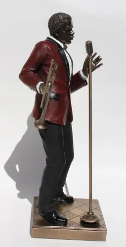 Vista 6 de Figura de estatua de bronce fundido en frío de 11 5/8 pulgadas de alto