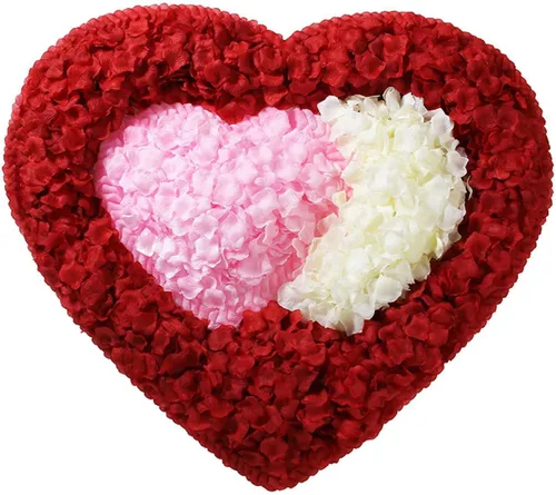 Vista 118 de CODE FLORIST 1100 pétalos de rosa de seda para el día de San Valentín, pétalos de rosa falsos para noches románticas, bodas, propuestas