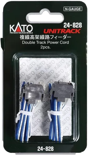 Vista 3 de Kato Cable de alimentación de doble pista Unitrack escala N (2)