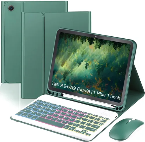 Vista 8 de Funda de teclado para Samsung Galaxy Tab A9 de 8,7 pulgadas