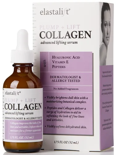 Vista 12 de Elastalift Suero facial para el cuidado de la piel de aceite de cúrcuma para la cara. Fórmula de suero hidratante antioxidante para el cuidado