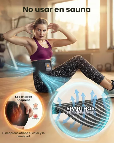 Vista 4 de Sparthos - Soporte de espalda para aliviar el dolor de espalda baja - Alivio inmediato de ciática, hernia de disco, escoliosis - Transpirable +