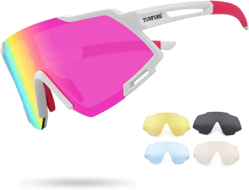 Vista 9 de Youth Viper Polarized Sunglasses for Kid Boys Girls Age 10-15 4 Interchangeable Lenses UV400 Glasses for Cycling Baseball