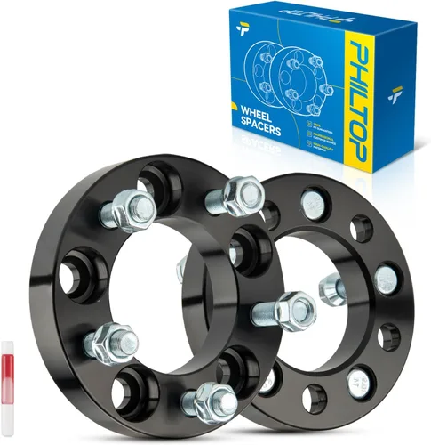 Vista 37 de PHILTOP 4x100 1.25" Espaciadores de rueda para Yaris, 2 piezas de espaciadores de rueda centrados en buje con 54.1mm de diámetro interior del buje