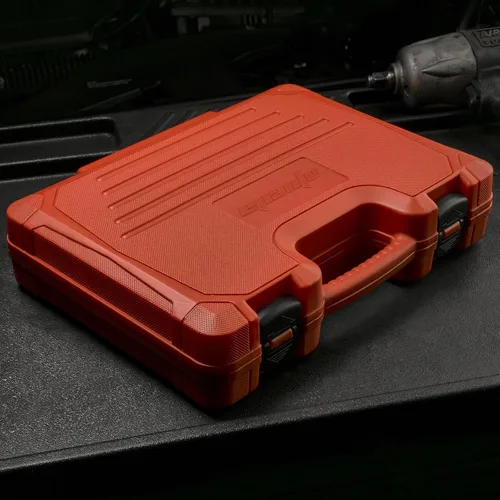 Vista 5 de EPAuto Juego de llaves de vaso de impacto profundo métricas de 1/2 pulgada (10-24 mm) Barra de extensión Junta universal, Cr-V, 6 puntos, 19