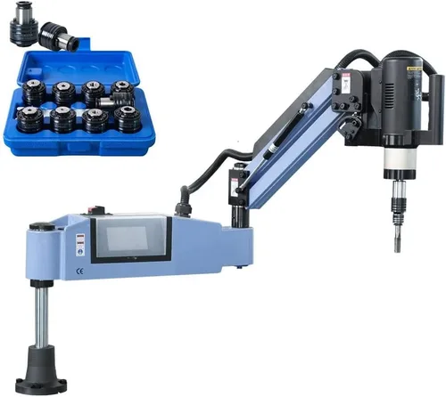 US Stock M3-M16 Universal Electric Tapping Machine Brazo de roscado eléctrico con 375rpm 47.244 in Brazo de roscado flexible incluido 9pcs ANSI