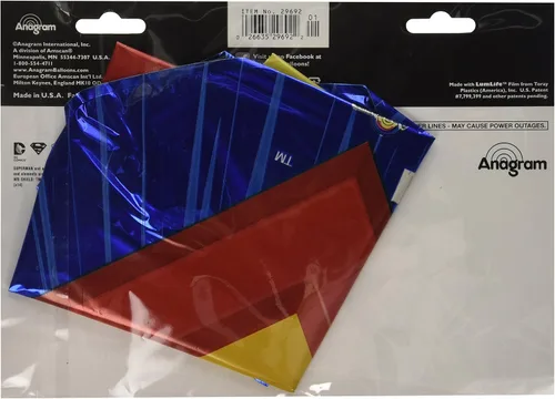 Vista 2 de Anagram International 10022957 International Superman Emblem Pack Globo, 26 pulgadas, Multicolor