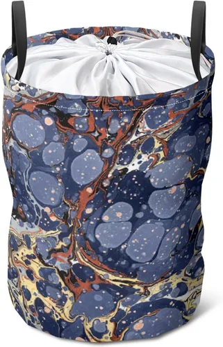 Vista 8 de Bolsa de lavandería de viaje con cordón lavable a máquina, organizador grande de ropa sucia para campamento, bolsas de lavandería, dormitorio