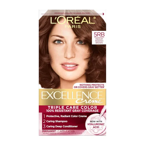 Vista 28 de L'Oreal Paris Excellence Crème - Tinte permanente para el cabello, color de cabello de triple cuidado, complejo Pro-Keratina para una cobertura