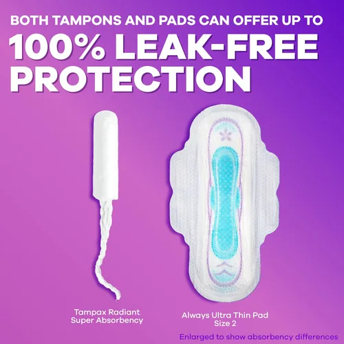 Vista 10 de Tampax Radiant Tampons Regular Super, 14