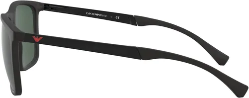 Vista 4 de Emporio Armani Gafas de sol redondas de moda para hombre