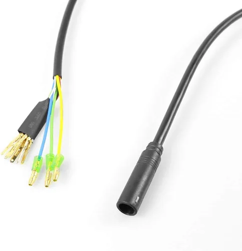 Vista 6 de Cable de extensión impermeable 9Pin para kit de conversión de motor de cubo trasero BAFANG (80CM)