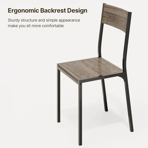 Vista 77 de Gizoon Juego de mesa de comedor para 2, mesa de cocina de 3 piezas con 2 sillas para espacios pequeños, apartamento, cocina, comedor, ahorro