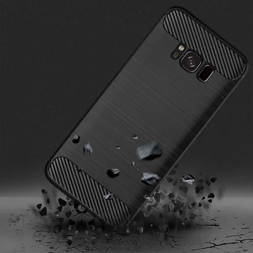 Vista 5 de Asuwish Funda para Samsung Galaxy S8 Plus con protector de pantalla de vidrio templado y accesorios para celda, protector delgado Glaxay S8plus S 8