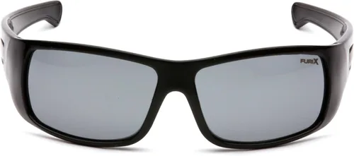 Vista 2 de Pyramex Furix Safety Glasses Black Frame Clear Anti-Fog Lens