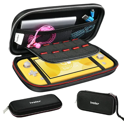 Vista 18 de ivoler Carrying Case for Nintendo Switch and NEW Switch OLED Model(2021),Portable Hard Shell Pouch Carrying Travel Game Bag for Switch Accessories