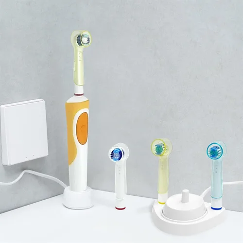Vista 6 de Fundas de cepillo de dientes para cepillo de dientes eléctrico Oral-b, cabezales de repuesto para cepillos de dientes eléctricos para cepillos