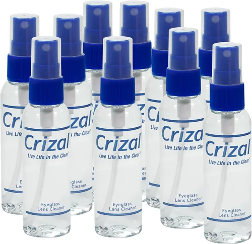 Spray de limpieza de lentes de gafas, paquete de 10 (2 onzas), seguro para lentes con revestimiento AR, diseñado y probado por los expertos en