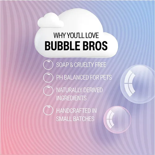 Vista 6 de Bubble Bros. Champú de avena para perros, galón – derivado de forma natural, elimina los olores de las mascotas, alivia la piel seca y sensible