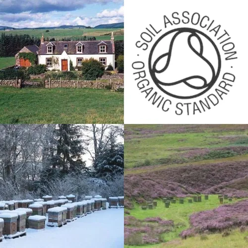 Vista 4 de Mellis Scottish Blossom Honey, tarro de 12 onzas