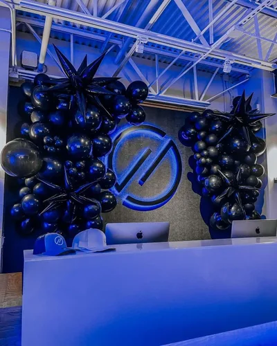 Vista 9 de 3 globos de aluminio con forma de estrella de explosión 3D de 26 pulgadas, globos de aluminio negro con forma de cono de estrella para cumpleaños