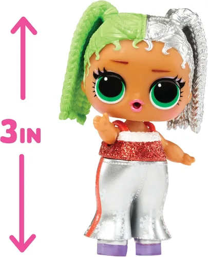 Vista 5 de L.O.L. Surprise! ¡Sorpresa navideña! - Miss Merry- con muñeca coleccionable, 8 sorpresas, temática navideña, muñecas coleccionables, edición