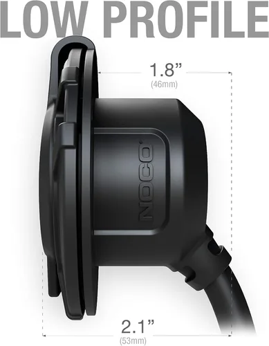 Vista 3 de Enchufe en puerto NOCO Genius GCP1, 13 Amp, 125 V, AC, color negro