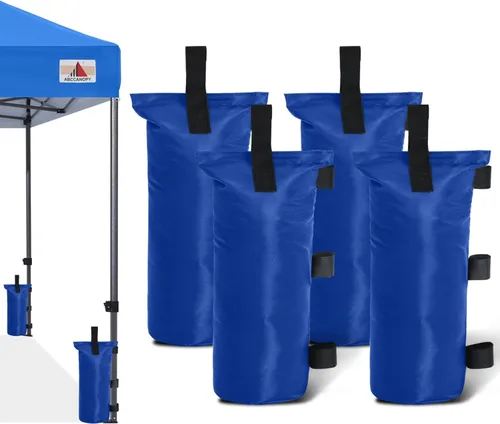Vista 10 de ABCCANOPY - Juego de anclaje de 4 bolsas de arena de 112 libras para toldos desplegables para exteriores