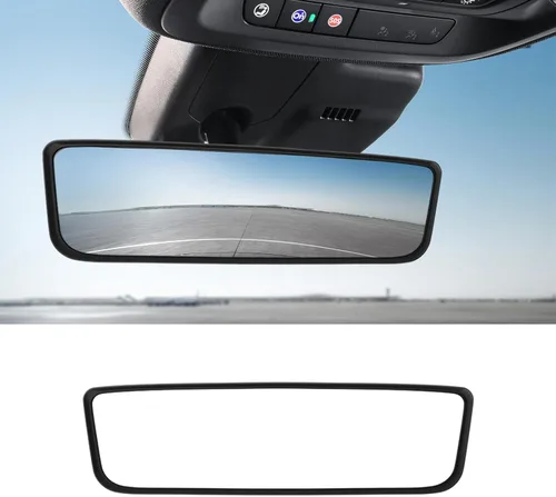 Ohleats Marco Protector para Espejo Retrovisor de Coche, Funda de Protección de Borde de Espejo Retrovisor de Silicona Compatible con Modelo 3