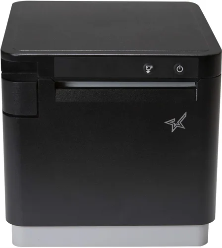Vista 3 de Star Micronics mC-Print3 - Impresora térmica POS Ethernet (LAN) / USB / Lightning de 3 pulgadas con CloudPRNT, hub periférico, cortador y fuente