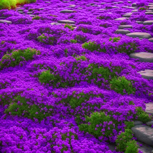 Vista 4 de 20000pcs Creeping Thyme Seeds for Planting Perennial Ground Cover Plants Heirloom Flowers Non-GMO Thymus Serpyllum Seed High Germination Rate