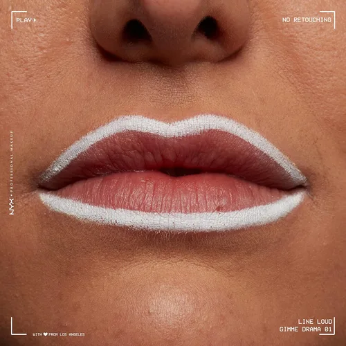 Vista 7 de NYX PROFESSIONAL MAKEUP - Delineador de labios Line Loud, lápiz labial de larga duración y pigmentado con aceite de jojoba y vitamina E - Gimme