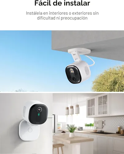 Vista 7 de winees Cámaras de seguridad para exteriores, cámaras Wi-Fi 2K con cable para seguridad en el hogar, cámara interior 2.4G, detección de IA