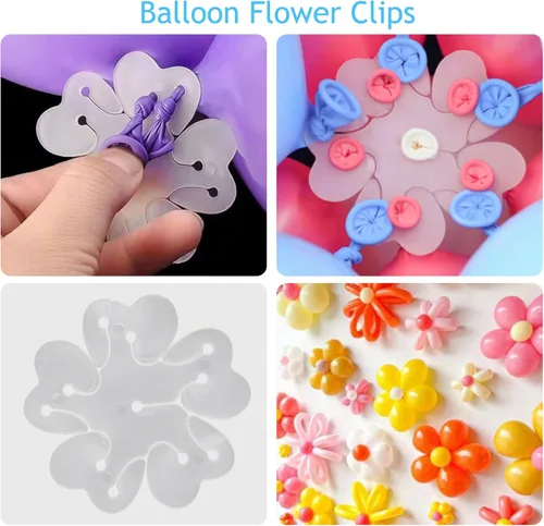 Vista 5 de GLUX Balloon Column Kit Set of 2 Adjustable Balloon Sticks with Base, Balloon Stand Kit for Floor Balloon Holder Reusable Balloons Decorations for