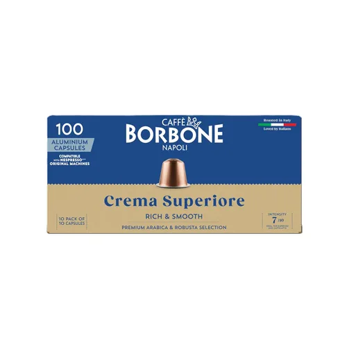 Vista 26 de Caffè Borbone Cápsulas de aluminio 100% arábica compatibles con máquinas originales Nespresso, tostado medio, 100