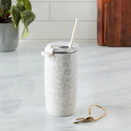 Vista 35 de Simple Modern Taza de café de viaje Tumbler con tapa abatible Reutilizable, aislada, de acero inoxidable, taza de café helado Cold Brew, termo