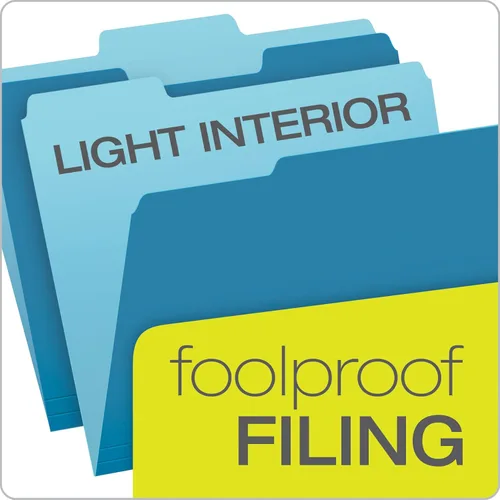 Vista 3 de Pendaflex Carpetas de archivos a color de dos tonos