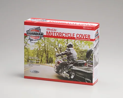 Vista 2 de Funda Dowco Guardian para todos los climas, para motocicletas deportivas, L, Gris