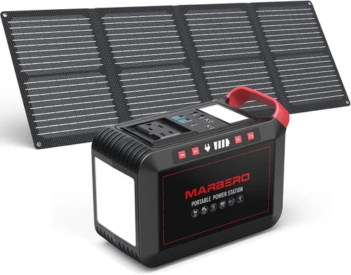 Vista 14 de MARBERO - Estación de energía portátil, 88 Wh, batería de litio, generador solar, carga rápida, salida CA, máxima de 120 W (panel solar opcional)