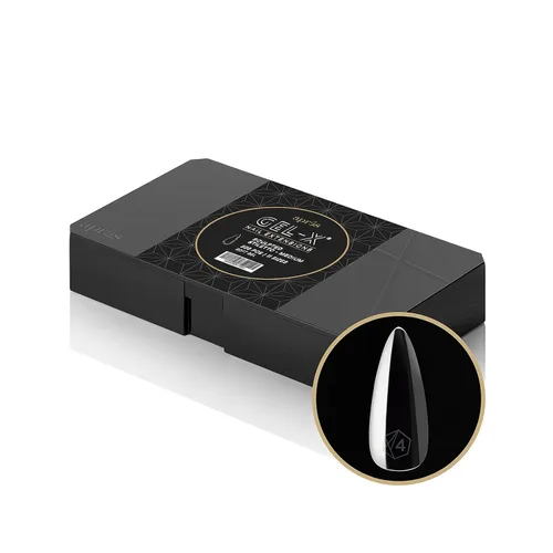 Apres Gel-X® - Caja de punta mediana esculpida con punta media, 500 puntas Gel-X, 11 tamaños 00-9, calidad premium