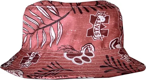 Vista 31 de Wes and Willy Sombrero de pescador floral vintage hawaiano para hombre