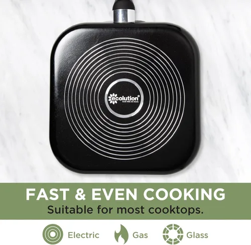 Vista 3 de Ecolution Artistry - Sartén antiadherente, 11 pulgadas, color negro