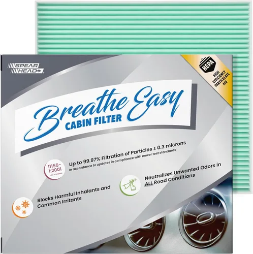 Vista 26 de Filtro de cabina HEPA Breathe Easy de Spearhead, hasta un 99.97% de filtración de partículas de 0.3 micrones sin reducción del flujo de aire